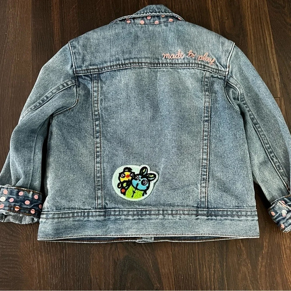 Disney Pixar Toy Story 4 Denim Jacket Girls Size 4 - Picture 6 of 12